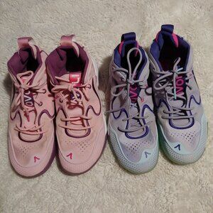 Avoli Mid Retro Future Volleyball Shoes- Pink/Purple & Lavender Field Trip 10.5